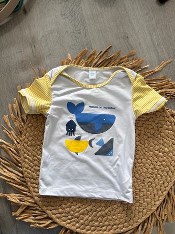 T shirt maillot de bain 18 mois okaidi