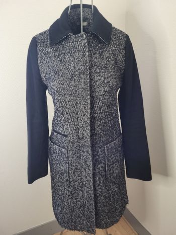 Manteau noir et blanc- etam