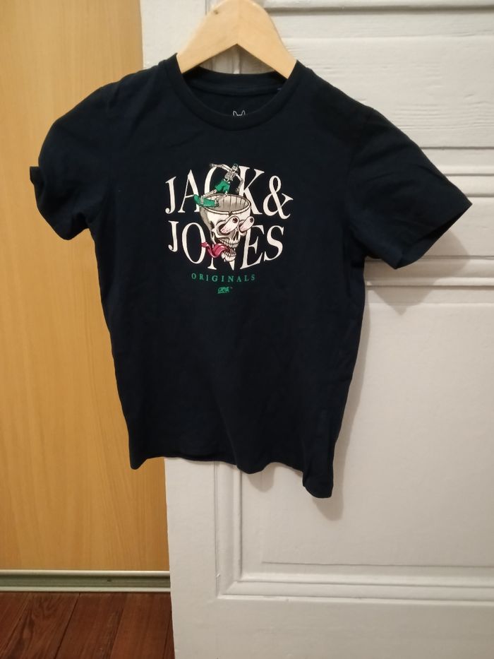 Tee-shirt Jack & Jones marine et multicolore