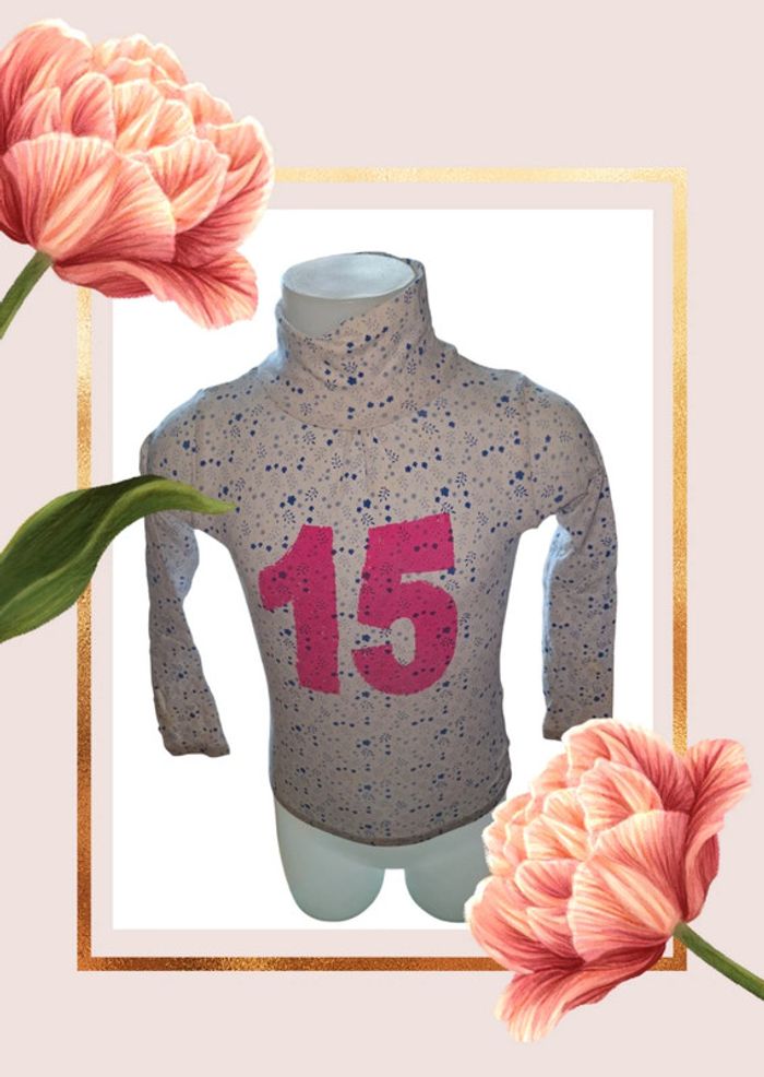 💫🌸 Sous-pull imprimé pour fille 🌸💫