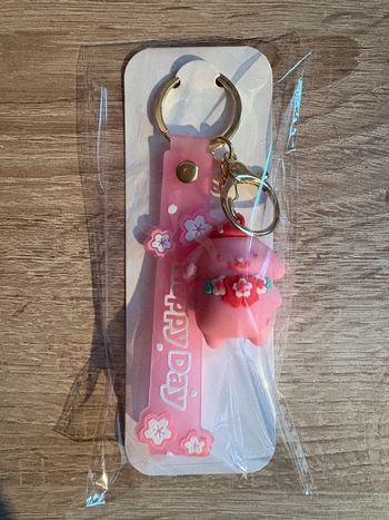 Porte clés pom pom purin