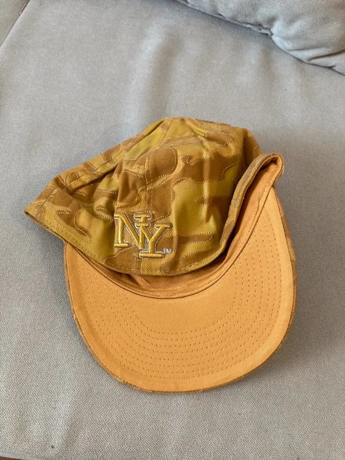 🧢 Casquette NY City Hunter moutarde camouflage - Taille L (7 1/2) - photo numéro 4