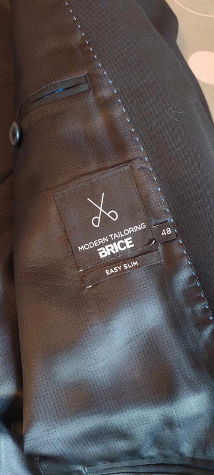 Très belle veste/blazer homme Brice easy slim noire 48 excellent état - photo numéro 4