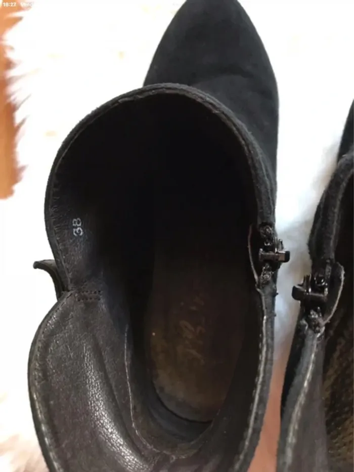 Bottines noires compensées Bisous confiture 38 - photo numéro 3