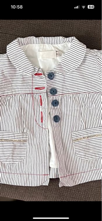 Jolie veste mi saison fille Clayeux 18 mois
