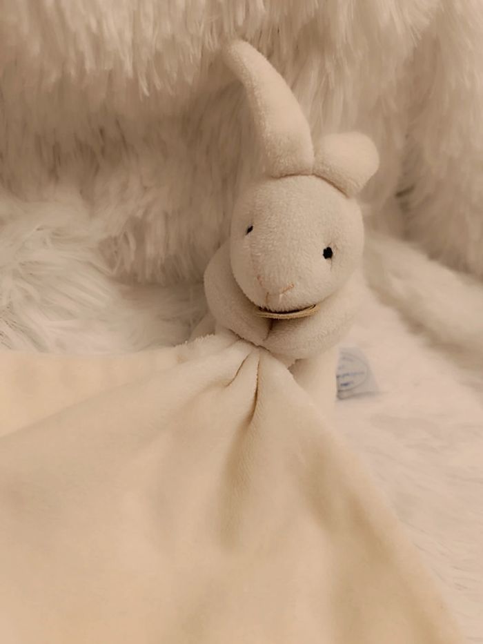 Doudou Lapin mouchoir _ Doudou et compagnie - photo numéro 3