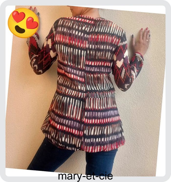 SOLDÉ - Tunique fluide, manches longues, taille 40 - photo numéro 4