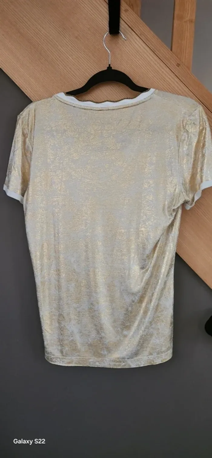 Tee shirt femme Eva Kayan doré - photo numéro 6