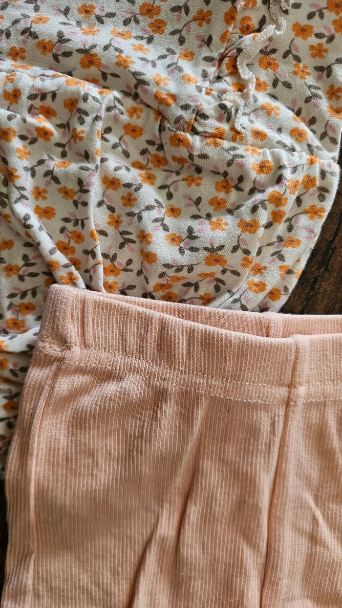 Ensemble bodies et short bébé fille - photo numéro 2