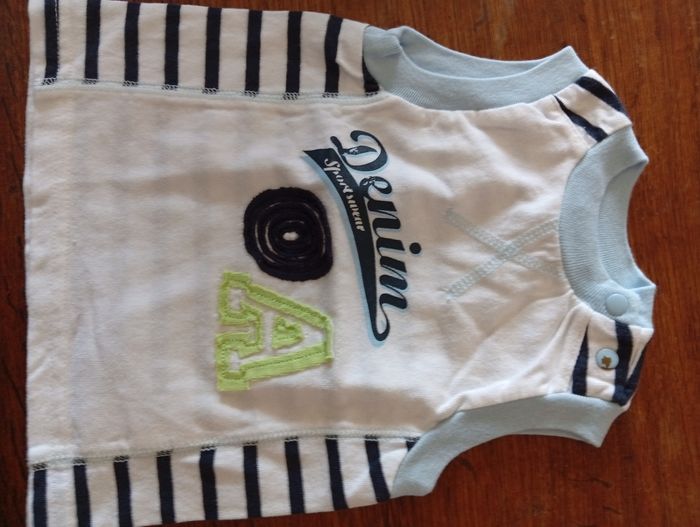 Lot de 6hauys sans manches taille 6 mois - photo numéro 6