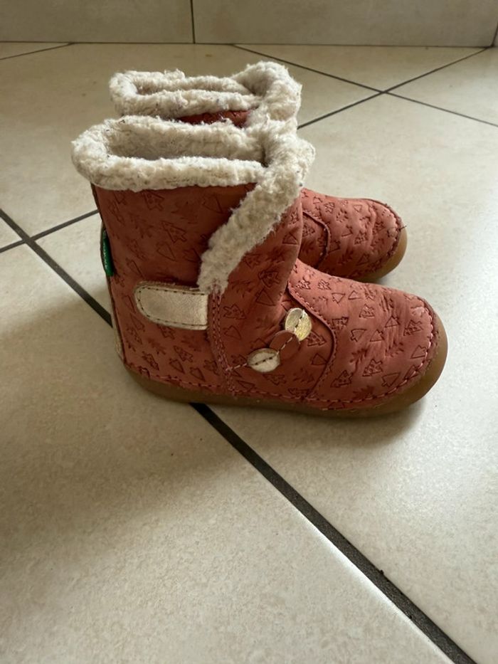 Bottes kickers rose - photo numéro 2