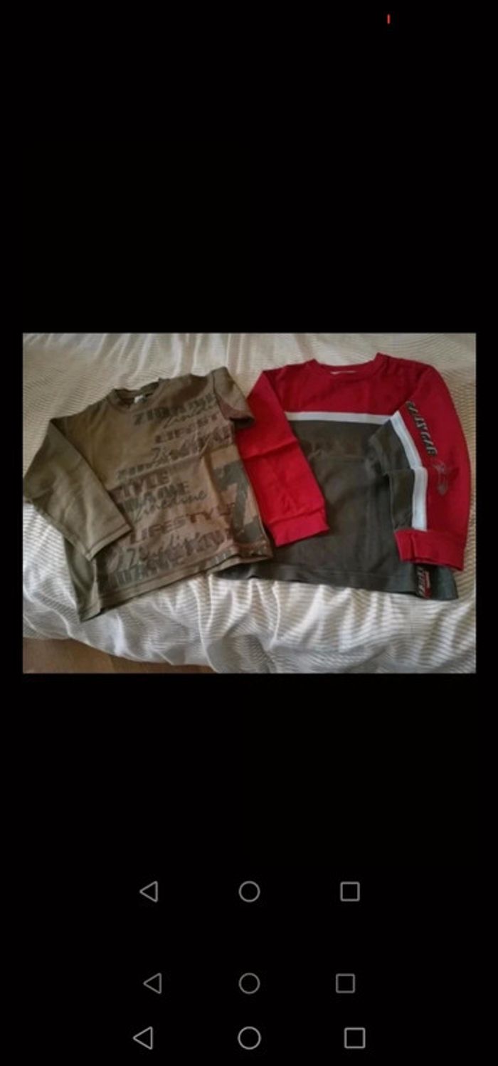 Lot de 2 tee shirt 6 ans