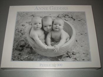 PUZZLE : 3 BÉBÉS DANS UN POT "ANNE GEDDES" - 900 PIÈCES - NEUF - n°07