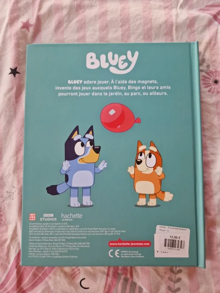 Livre Bluey magnet et si on jouait dehors - photo numéro 2