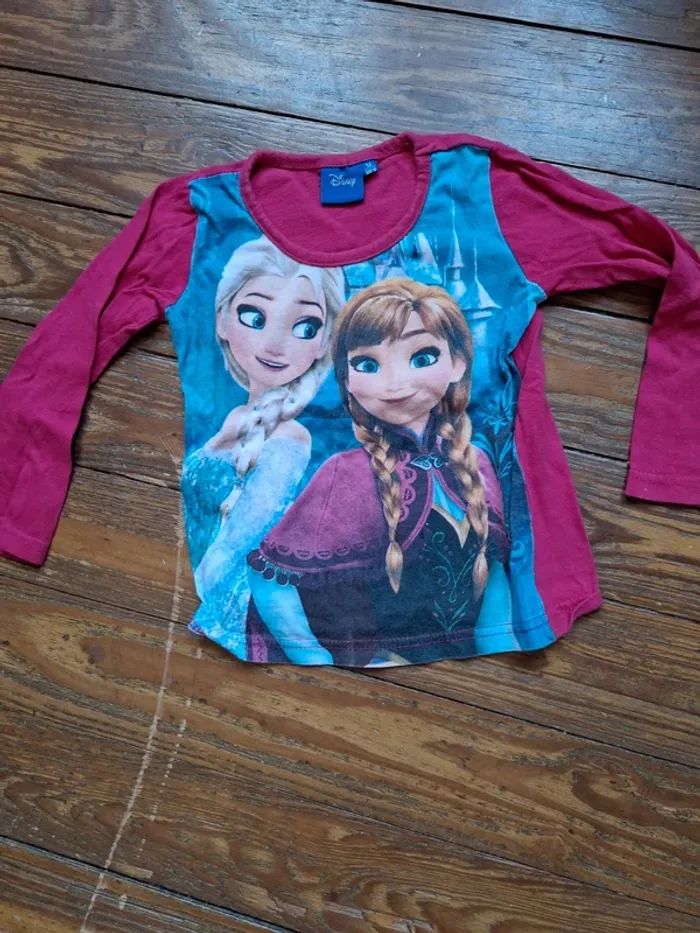 Tee shirt reine des neiges