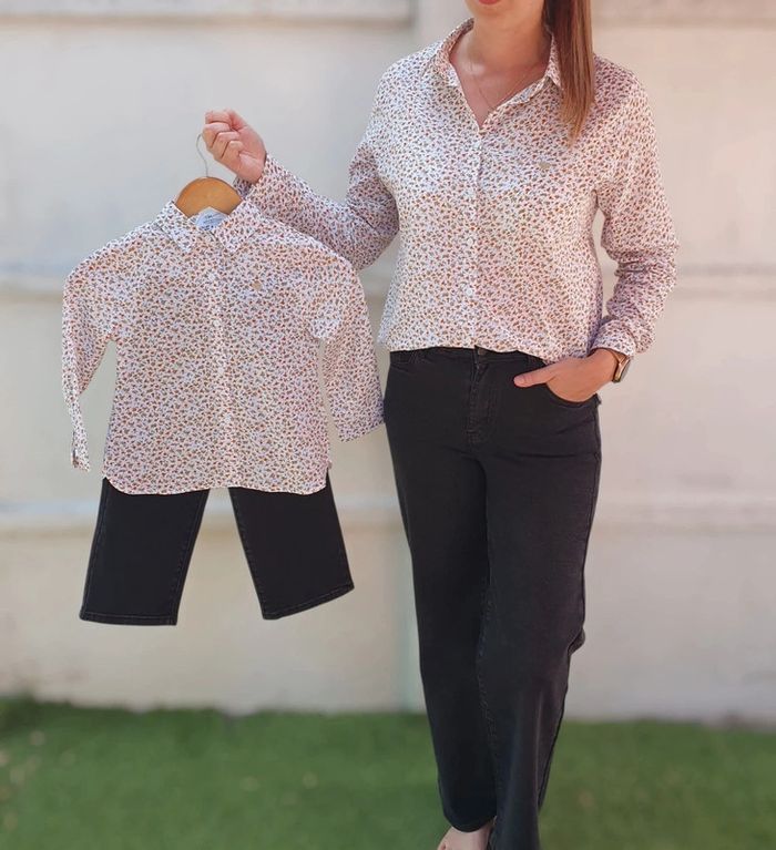 Chemise fleurie taille 10 ans - photo numéro 7