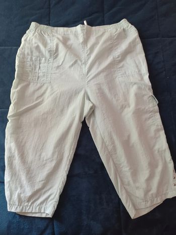 Pantacourt bleu ciel taille 50 alica