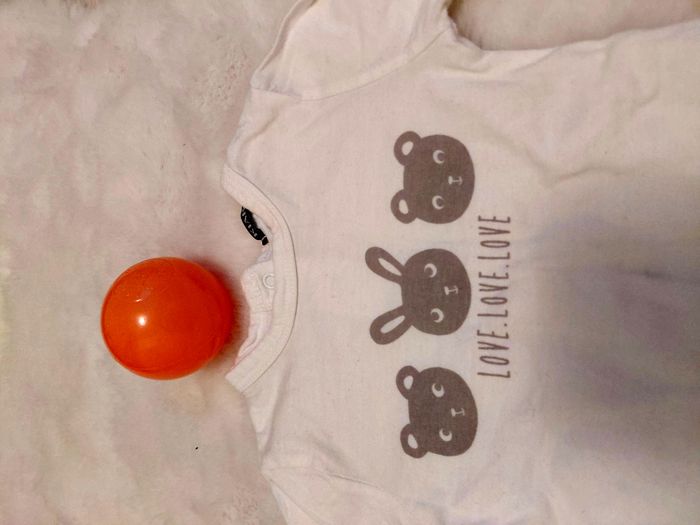 Pyjama blanc léger Kiabi 1 mois - photo numéro 2