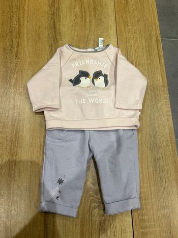 Ensemble bébé fille 6 mois