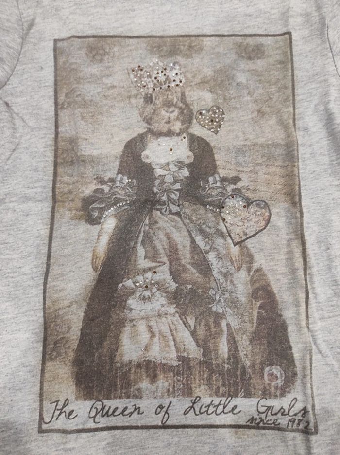 Tee-shirt Zara fille 7/8 ans - photo numéro 2