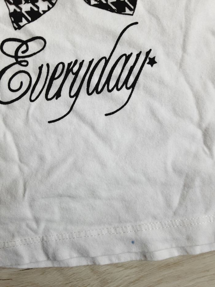 Vêtement fille tee-shirt manches longues noir et blanc In extenso 12 ans - photo numéro 3