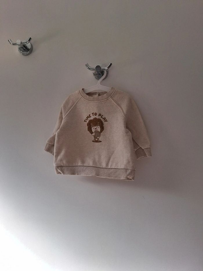 Pull beige bébé garçon 3 mois
