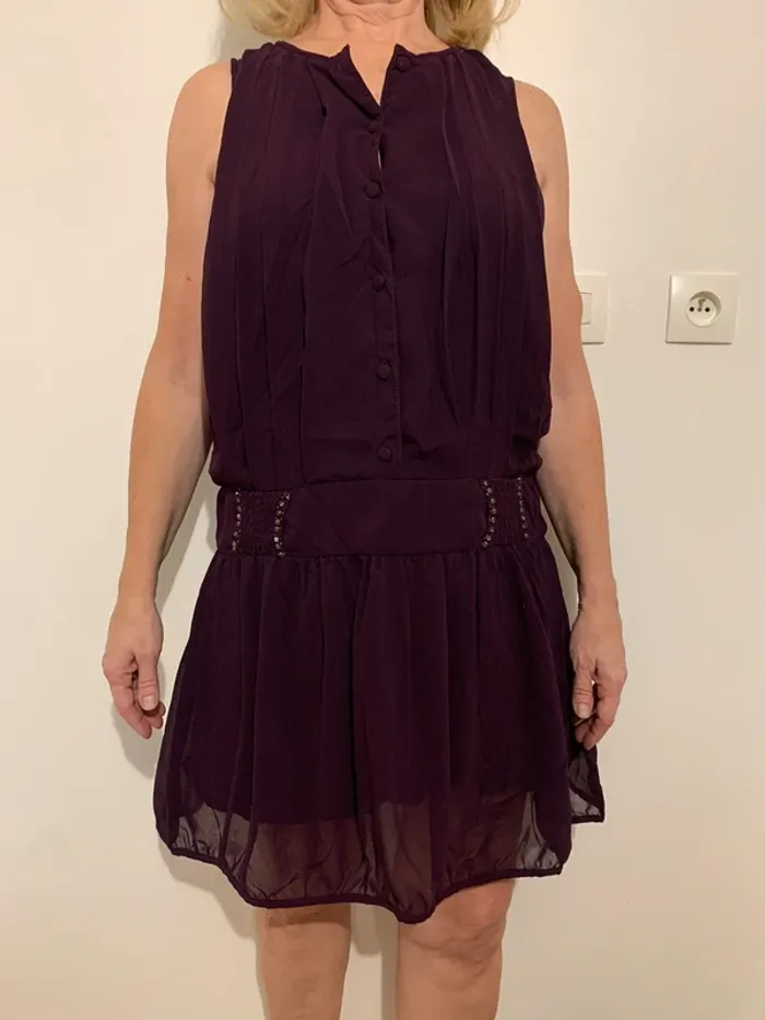 Robe ange violette femme