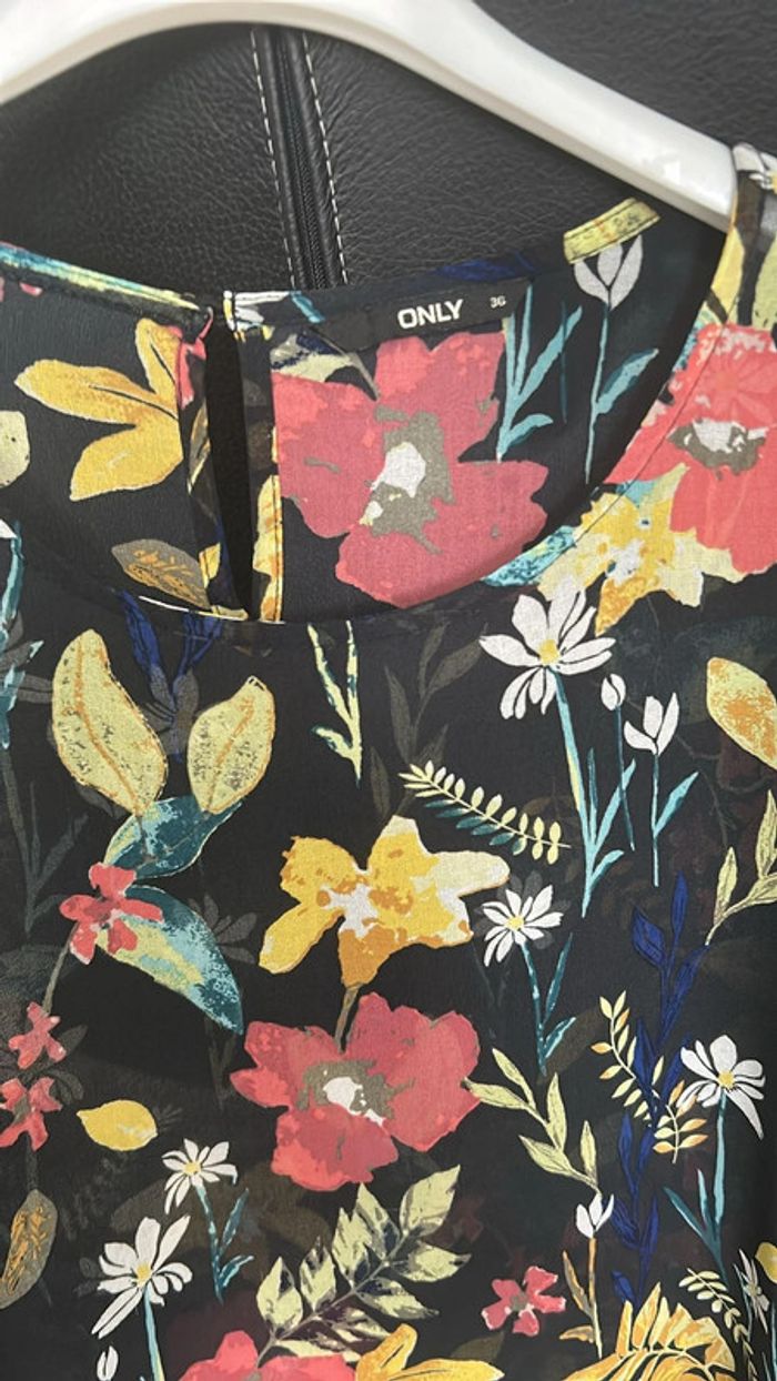 Blouse only motif fleurs - photo numéro 3