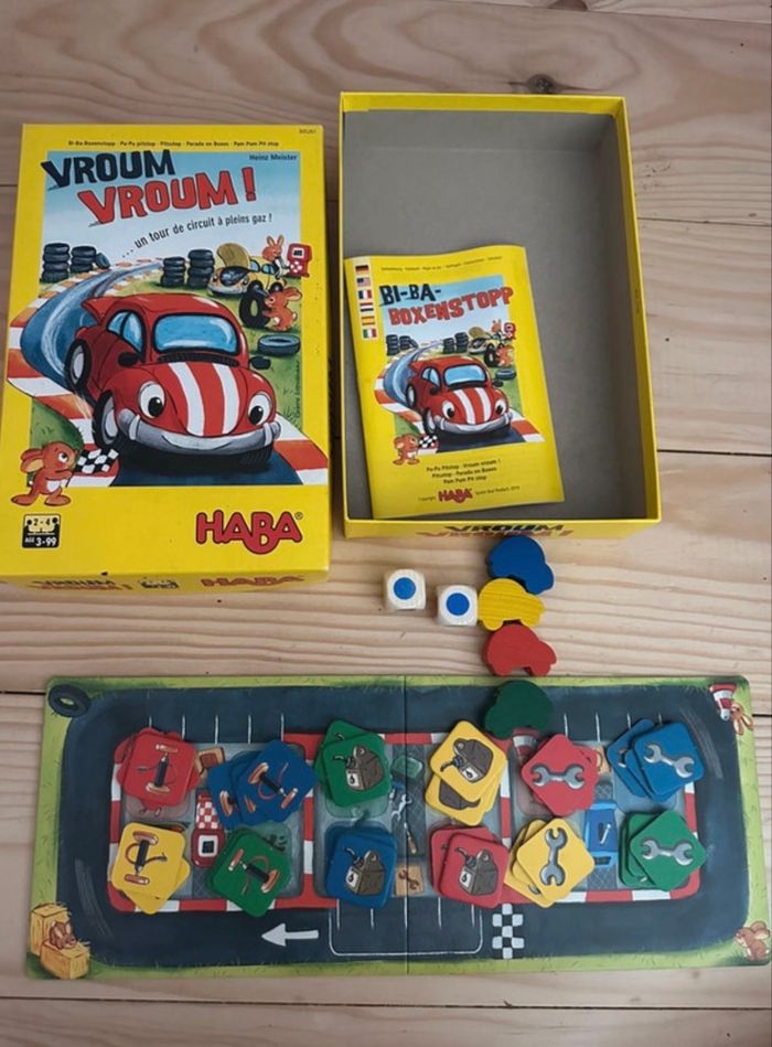 Jeux de société - vroum vroum - haba