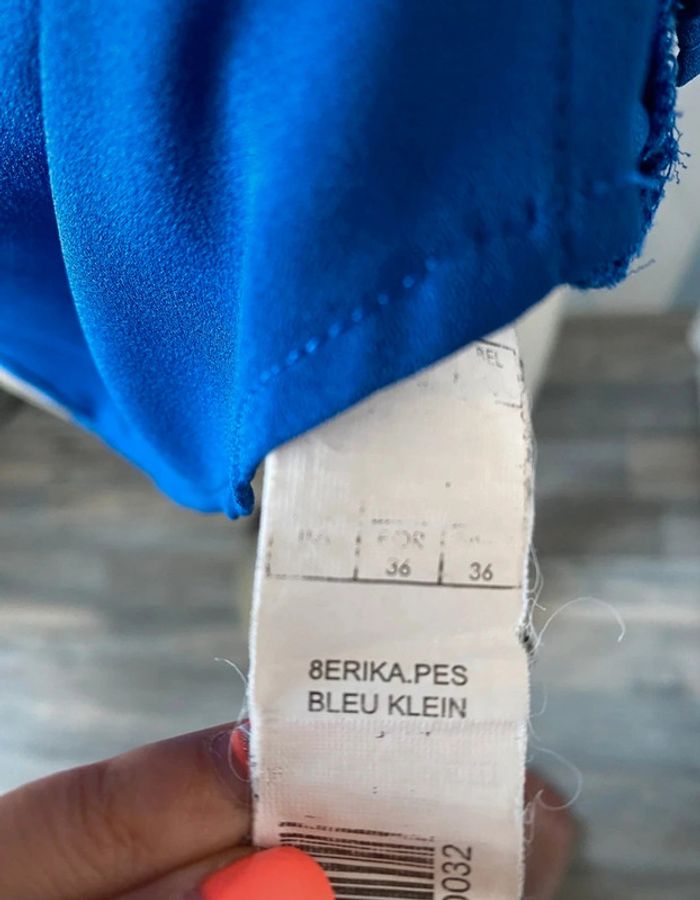 Blouse bleue électrique Mim taille 36 - photo numéro 3