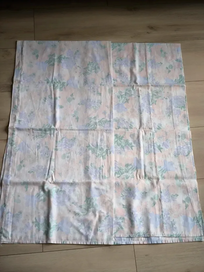 Lot de 2 taies de traversin vintage motif floral 170 X 41 cm