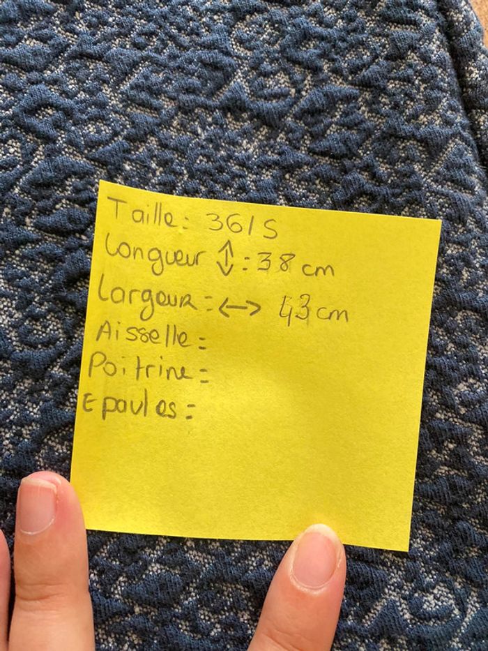 Jupe bleu moulante Camaïeu taille 36 - photo numéro 7