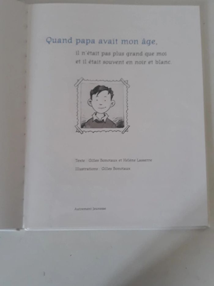Livre Quand papa avait mon age - photo numéro 3