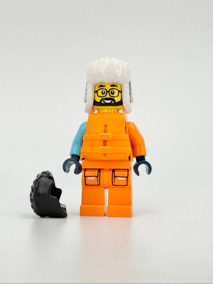Lego Figurines City : Arctique, Explorateur équipé de son sac de sécurité - NEUF