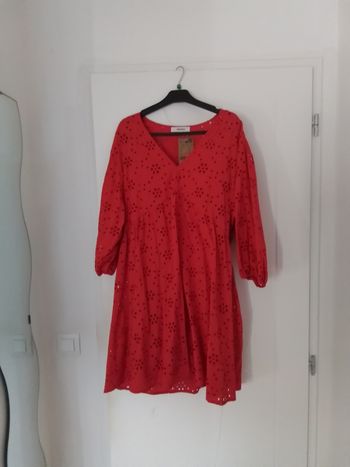 Robe rouge été Promod