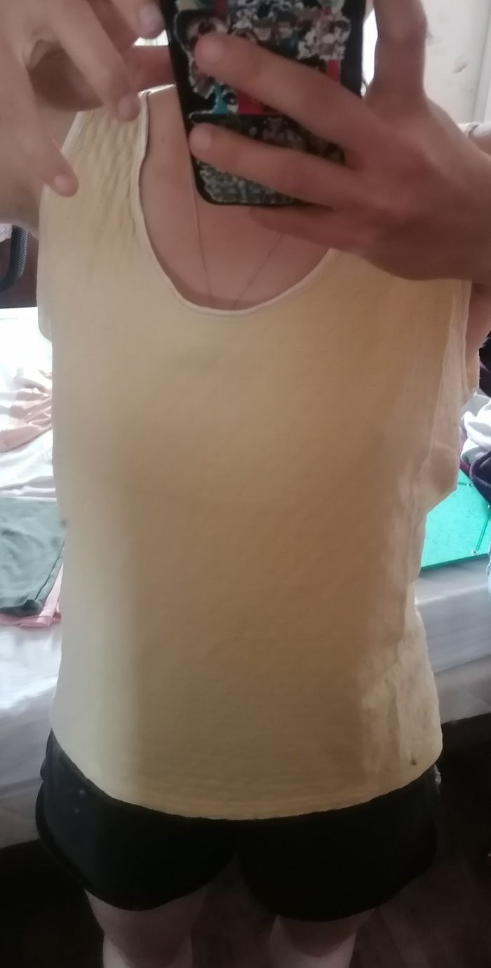 Débardeur jaune