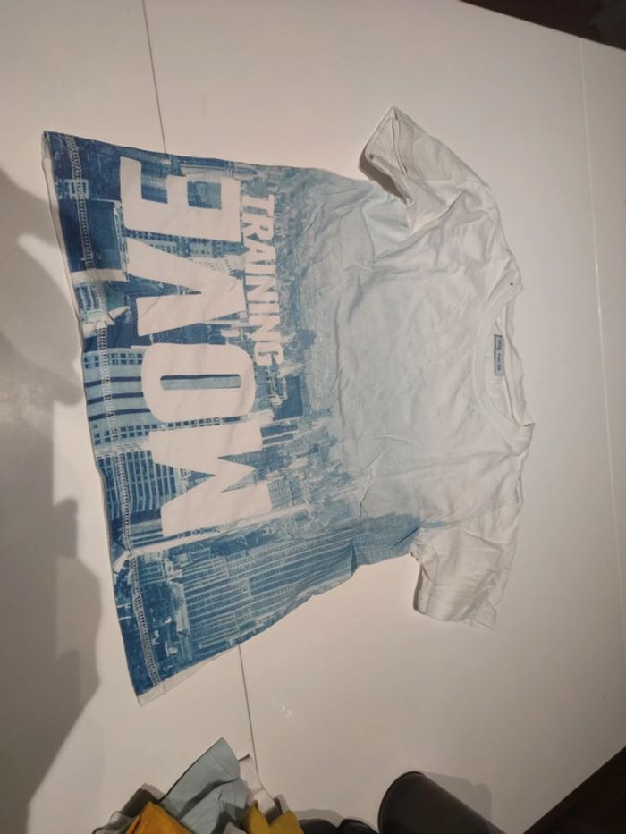Tee shirt blanc New York Gémo 10 ans
