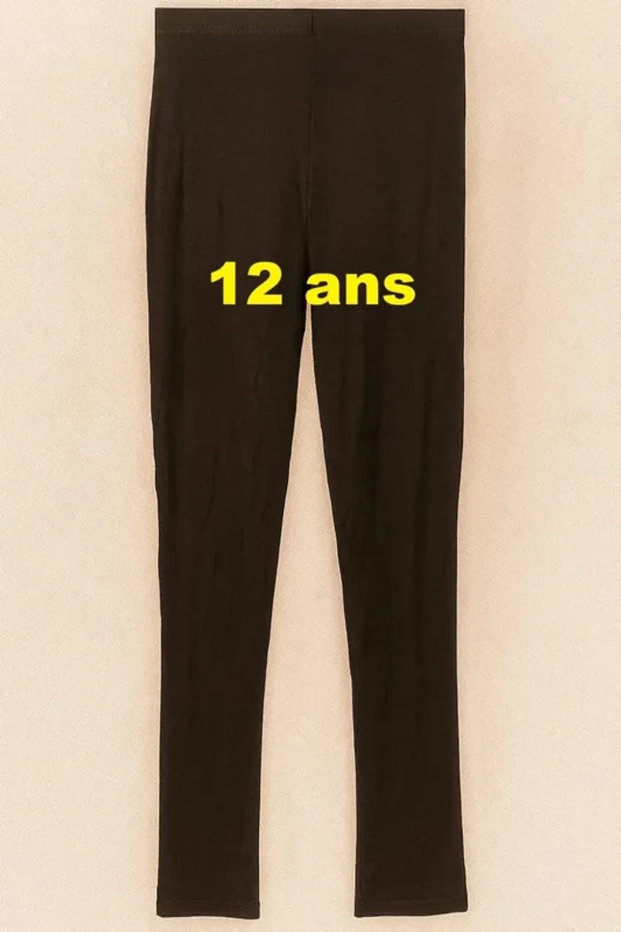 Legging noir La Fée Maraboutée Taille 12 ans