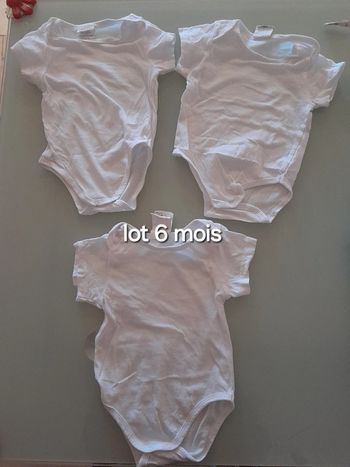 Lot 3 body MC 6mois