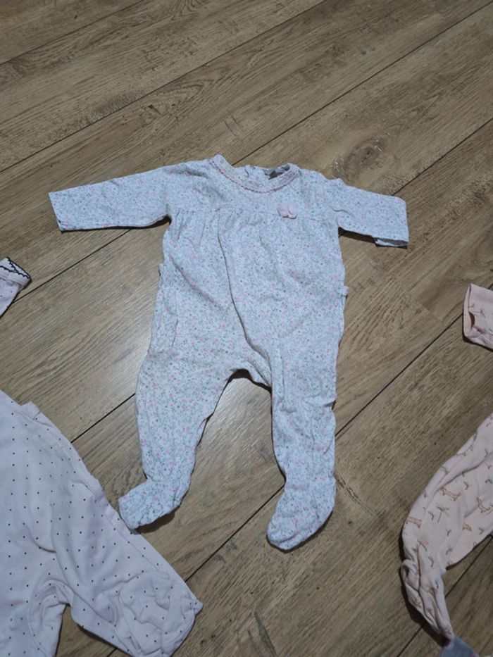 Lot de 6 pyjamas 3 mois fille - photo numéro 4