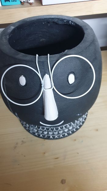 Vase peint à la main