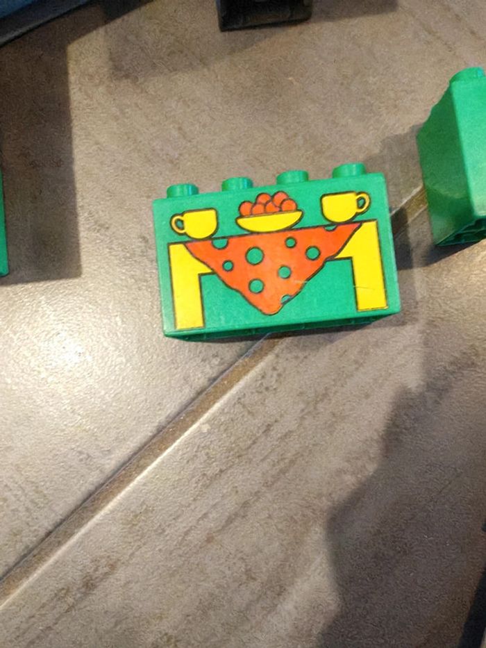 Pont 2738 + rails vinage lego duplo - photo numéro 4