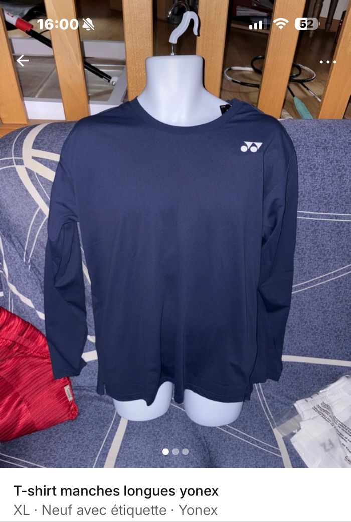 T-shirt yonex manches longues