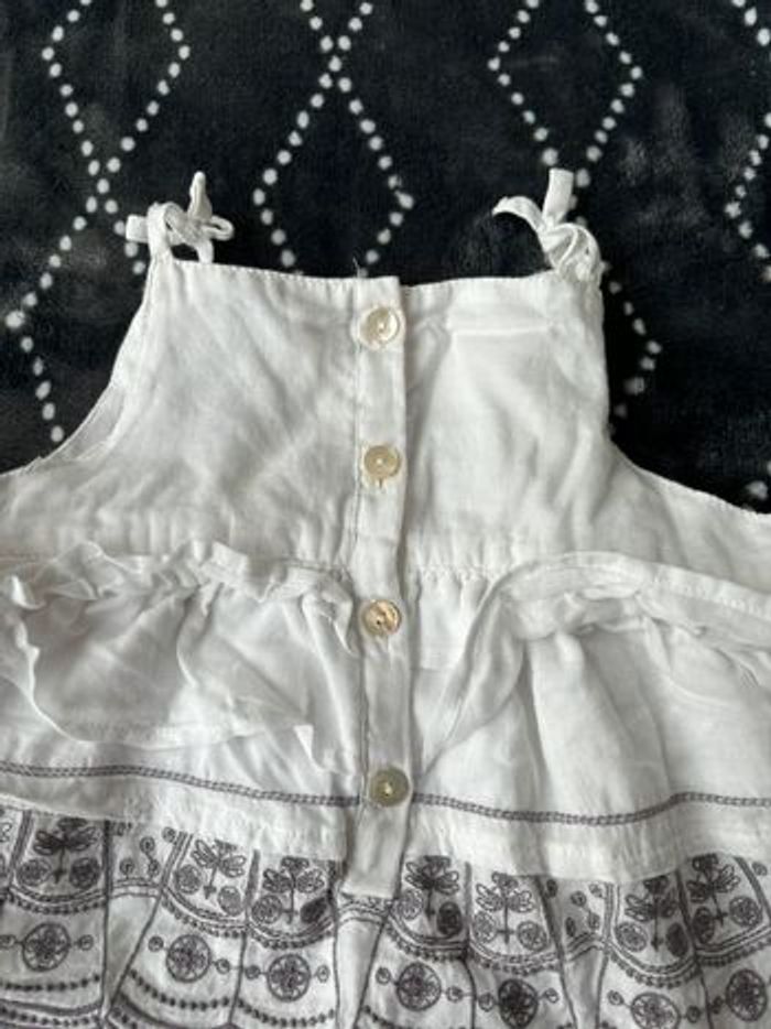 Robe bretelle broderie anglaise - photo numéro 3