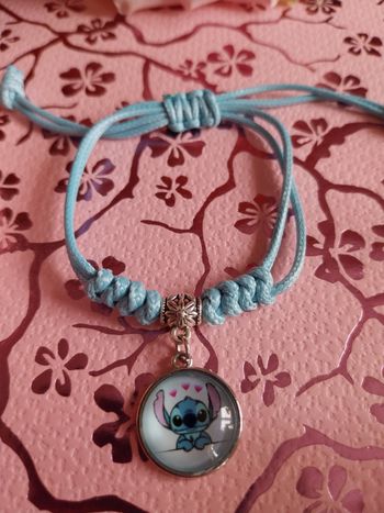 Bracelet stitch bleu