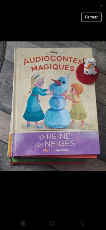 Livre et figurine 11 des audiocontes Magiques altaya audio conte audio compte disney