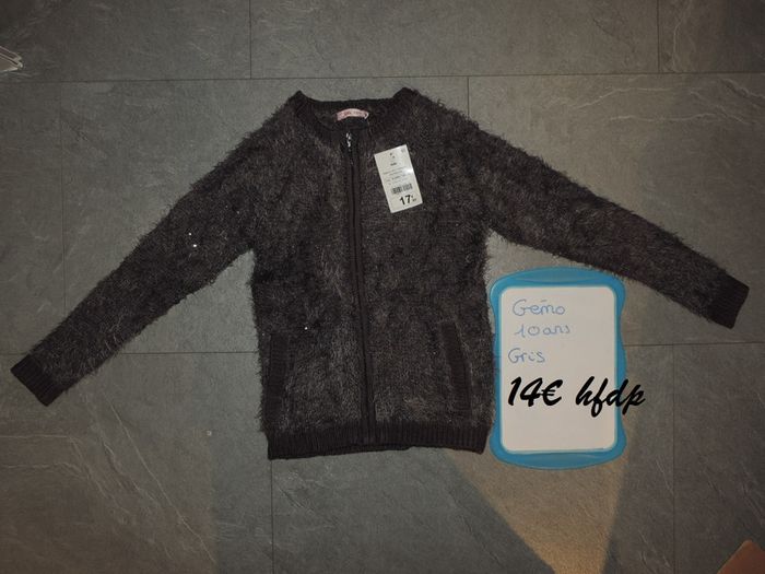 gilet gémo taille 10 ans