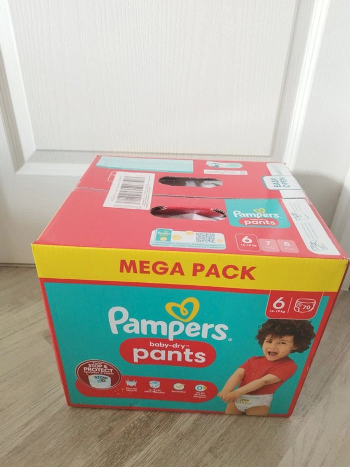 Mega pack Pampers baby dry pants taille 6