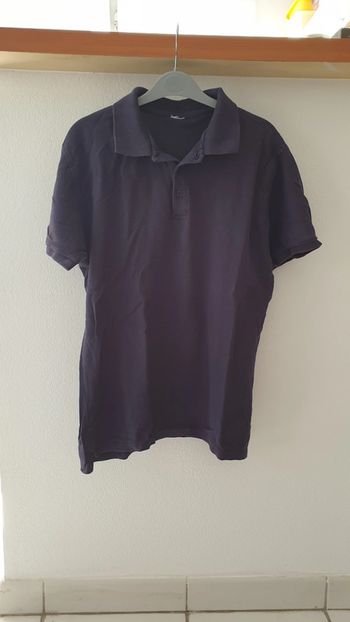 Polo homme bleu marine taille L