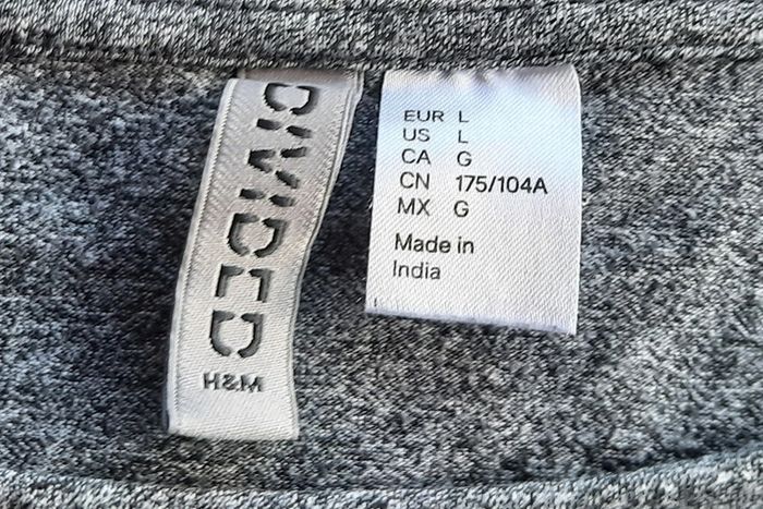 Crop top gris ML H&M,L - photo numéro 3